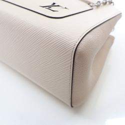 Pre Owned Louis Vuitton White Epi Marelle Tote BB