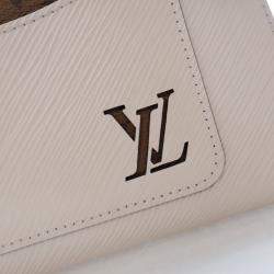 Pre Owned Louis Vuitton White Epi Marelle Tote BB