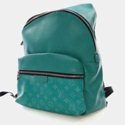 Pre Owned Louis Vuitton Green Monogram Discovery Backpack PM