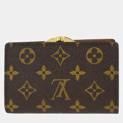 Pre Owned Louis Vuitton Monogram Portefeuille Viennois Wallet Purse