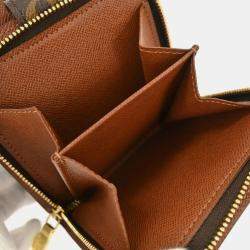 Pre Owned Louis Vuitton Monogram Compact Zip Wallet