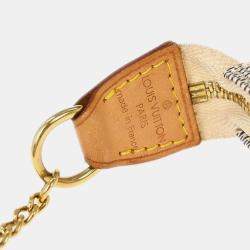 مملوكة مسبقًا Louis Vuitton Damier Azur Mini Blue White Coated Canvas Pochette Accessoires Bag