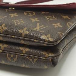 Pre Owned حقيبة لوي فيتون توينسيت أورور مونوجرام قماش وجلد