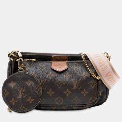 Pre Owned حقيبة لويس فويتون متعددة الجيوب بني مونوغرام أكسسوارات