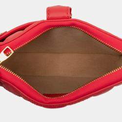 Pre Owned حقيبة لويس فيتون "تروكا بوشيت" جلد نابا مبطن وردي داميير