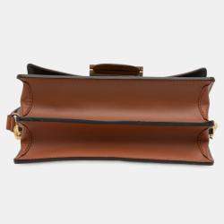 Pre Owned حقيبة لويس فيتون دوفين مونوغرام عكسي بني بحجم متوسط