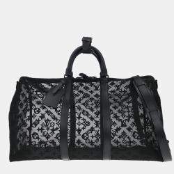 Pre Owned Louis Vuitton Monogram Keepall Bandouliere 50 Handbag