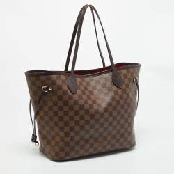Pre Owned Louis Vuitton Damier Ebene Canvas Neverfull MM Bag