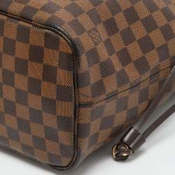 Pre Owned Louis Vuitton Damier Ebene Canvas Neverfull MM Bag