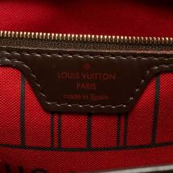 Pre Owned Louis Vuitton Damier Ebene Canvas Neverfull MM Bag
