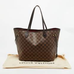Pre Owned Louis Vuitton Damier Ebene Canvas Neverfull MM Bag