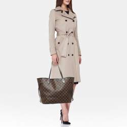 Pre Owned Louis Vuitton Damier Ebene Canvas Neverfull MM Bag