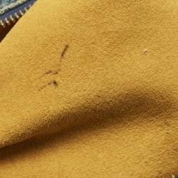 Pre Owned حقيبة لوي فيتون دنيم أزرق مونوجرامي باغي كبيرة GM