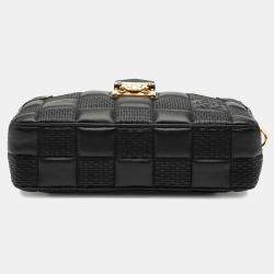 Pre Owned حقيبة لويس فويتون تروكا لامبسكين دامير سوداء MM