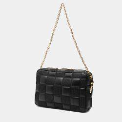 Pre Owned حقيبة لويس فويتون تروكا لامبسكين دامير سوداء MM