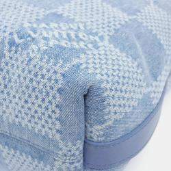 Pre Owned Louis Vuitton Damier Denim 3D Vagabond Bobo Shoulder Bag