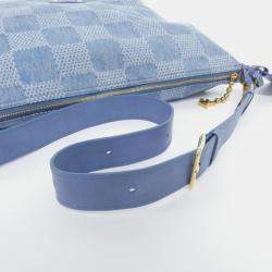 Pre Owned Louis Vuitton Damier Denim 3D Vagabond Bobo Shoulder Bag
