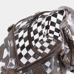 مملوكة مسبقًا Louis Vuitton Keepall Bandouliere 50 Boston Bag Coated Canvas Brown Clear