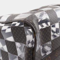 مملوكة مسبقًا Louis Vuitton Keepall Bandouliere 50 Boston Bag Coated Canvas Brown Clear