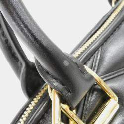 Pre Owned حقيبة لوي فيتون ألما PM جلد خروف سوداء