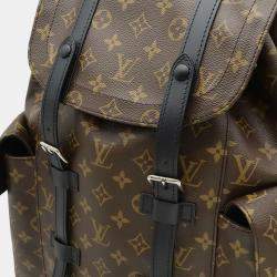 مملوكة مسبقًا Louis Vuitton Monogram Macassar Christopher Pm Backpack/Shoulder Bag