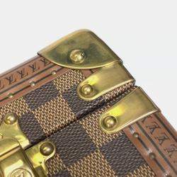 Pre Owned حقيبة ترانك قماش بني لويس فويتون فيستن ٥٥ دامير سب أوردر