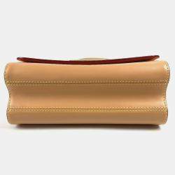 Pre Owned Louis Vuitton Monogram Cat Sack Twist Mm Chain Bag With Double Shoulder In Canvas Multicolor and White