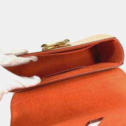 Pre Owned Louis Vuitton Monogram Cat Sack Twist Mm Chain Bag With Double Shoulder In Canvas Multicolor and White