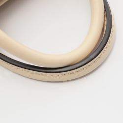 Pre Owned Louis Vuitton On The Go New York Monogram Empreinte Leather Handbag Ivory