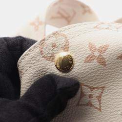 مملوكة مسبقًا حقيبة لويس فويتون أتلانتيس جي إم قماش مطلي مونوغرام أبيض وبني