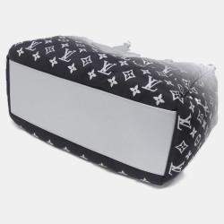 Pre Owned حقيبة لويس فويتون مونوغرام نايلون (LV سكي) متوسطة On The Go