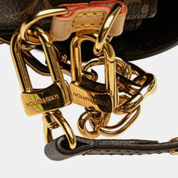 Pre Owned حقيبة كتف لوي فيتون مونوغرام ميتيس متوسطة بوشت بني جلد 2-طريق