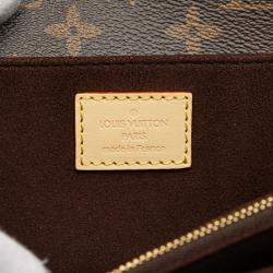 Pre Owned حقيبة كتف لوي فيتون مونوغرام ميتيس متوسطة بوشت بني جلد 2-طريق