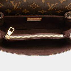 Pre Owned حقيبة كتف لوي فيتون مونوغرام ميتيس متوسطة بوشت بني جلد 2-طريق