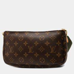 Pre Owned حقيبة لويس فيتون ملتي بوشيت اكسسوارات بنية مونوجرام