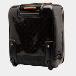 Pre Owned Louis Vuitton Black Monogram Vernis Pegase 45