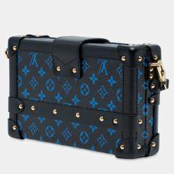 Pre Owned حقيبة لويس فيتون بيتيت مالي مونوغرام أزرق أسود