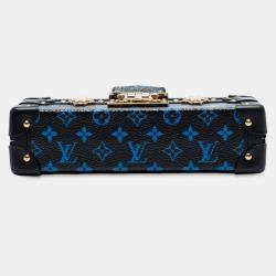 Pre Owned حقيبة لويس فيتون بيتيت مالي مونوغرام أزرق أسود