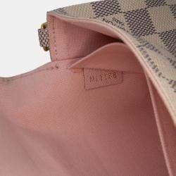 Pre Owned حقيبة لويس فيتون بوشت فليس ضامر أزور أبيض