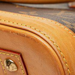 Pre Owned Louis Vuitton Brown Monogram Alma BB
