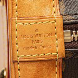 Pre Owned Louis Vuitton Brown Monogram Alma BB