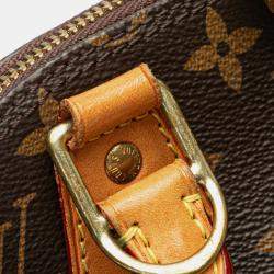 Pre Owned Louis Vuitton Brown Monogram Alma BB