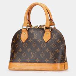 Pre Owned Louis Vuitton Brown Monogram Alma BB