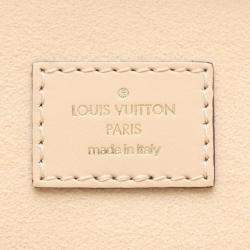 Pre Owned Louis Vuitton Vanity Pm Handbag In Coated Canvas And Leather Monogram Empreinte Beige Brown