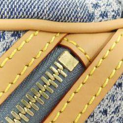 Pre Owned Louis Vuitton Damier Denim 3D Chess Messenger Shoulder Bag