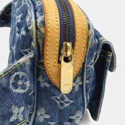 Pre Owned حقيبة خصر لويس فويتون مونوجرام دنيم زرقاء للجسم والكتف