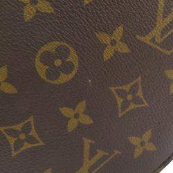 مملوكة مسبقًا Louis Vuitton Shoulder Bag Monogram Macassar Soft Polochon Handbag Black