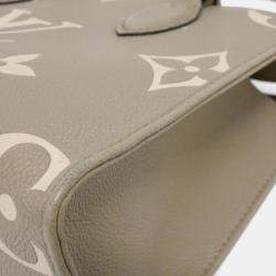 Pre Owned Louis Vuitton Two-Tone Monogram Empreinte On-The-Go Pm Handbag