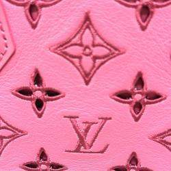 Pre Owned Louis Vuitton Broderie Anglaise Alma Bb 2-Way Leather Handbag Pink