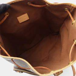 مملوكة مسبقًا Louis Vuitton Sacado Bosphore Backpack Coated Canvas Leather Monogram Brown